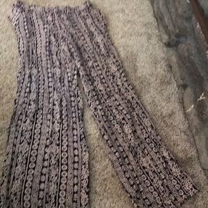 Boho cropped pant